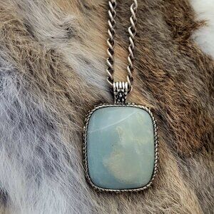 Larimar Pendant Necklace